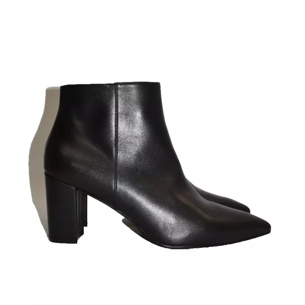 $550 Stuart Weitzman Linsi Bootie Pointed Leather… - image 2
